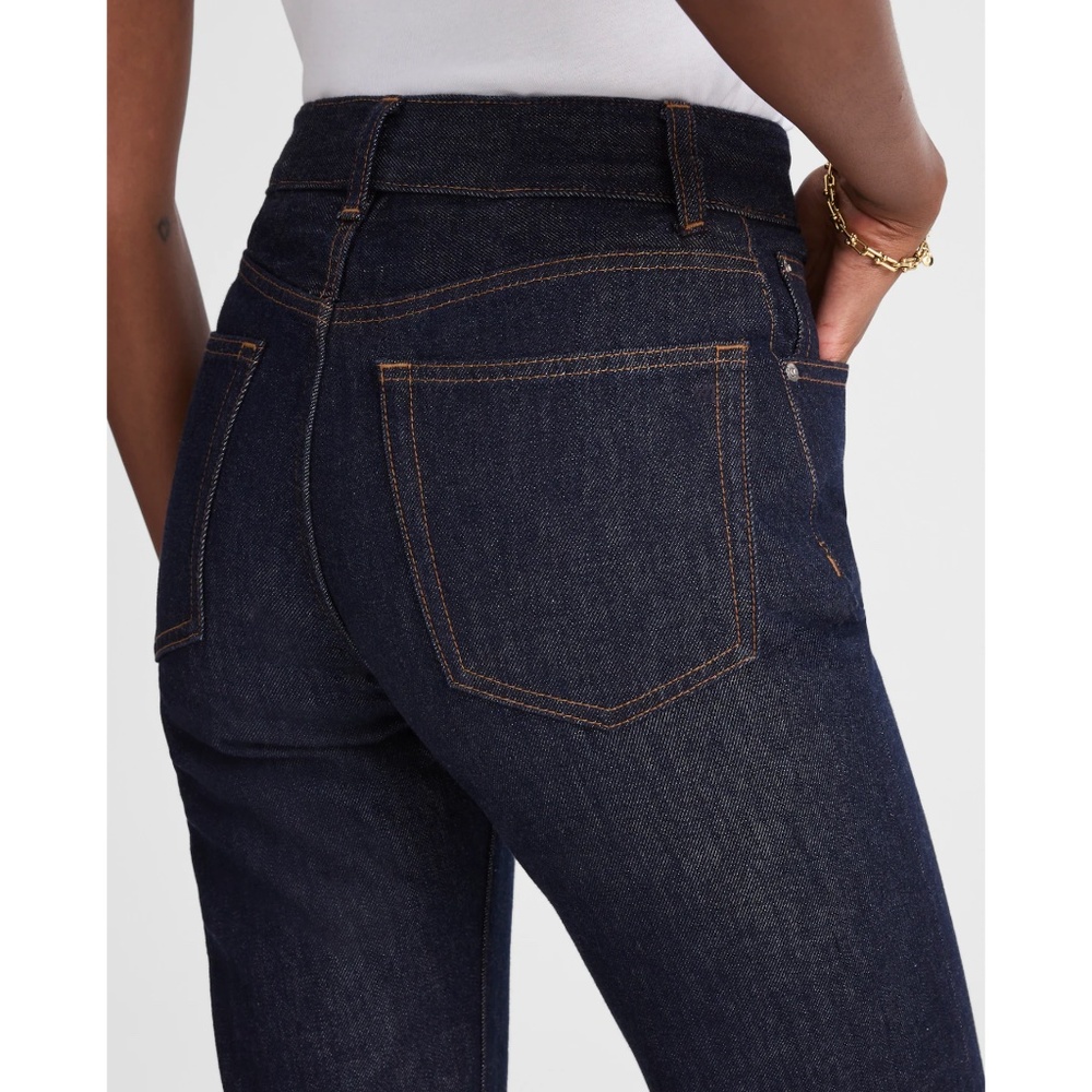 Madewell The Petite Vintage Flare Jean Rinse Wash Rigid Size 27 Petite - Picture 5 of 16
